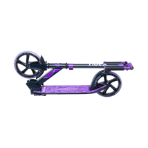 Самокат 2-колесный Marvellous 200 мм, черный/фиолетовый
