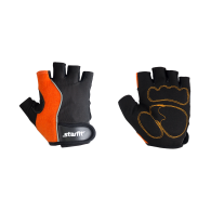 Перчатки для фитнеса SU-108, оранжевые/черные