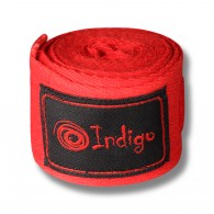 Бинт боксёрский INDIGO х/б, нейлон 1115 2,5 м Красный