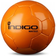 Мяч футбольный №5 INDIGO MATEO тренировочный (PU 1.6 мм) N004 Оранжевый