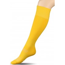 Гетры футбольные с уплотнением и сеткой на стопе INDIGO Спорт 3 Желтый
