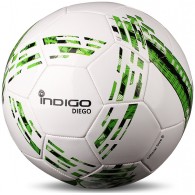 Мяч футбольный №5 INDIGO DIEGO любительский (PVC 1.2 мм) N001 Бело-зеленый