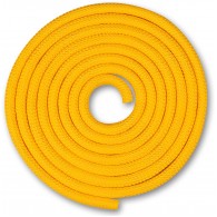 Скакалка для художественной гимнастики Утяжеленная 180 г INDIGO SM-123 3 м Желтый