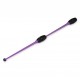 Булавы для художественной гимнастики вставляющиеся INDIGO IN019 45 см Фиолетово-черный
