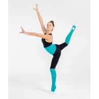 Гетры гимнастические разогревочные Stella Aquamarine, шерсть, 50 см
