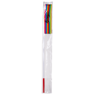 Лента для художественной гимнастики AGR-201 6м, с палочкой 56 см, радуга