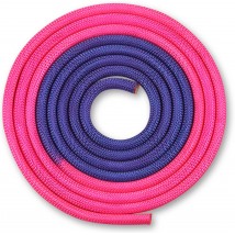 Скакалка для художественной гимнастики утяжеленная двухцветная INDIGO 165 г IN042 3 м Фиолетово-розовый