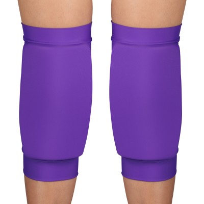 Наколенник для гимнастики и танцев INDIGO NORA удлинённый усиленный SM-377 Фиолетовый