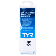 Шапочка для плавания Solid Lycra Cap LCY/100, лайкра, белый