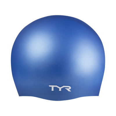 Шапочка для плавания Wrinkle Free Silicone Cap, силикон, LCS/420, голубой